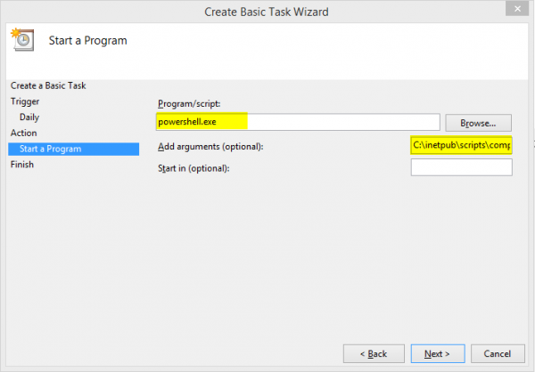 compress-iis-logs-scheduled-task-parameters